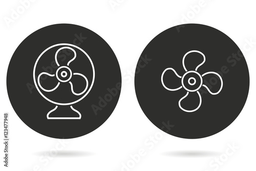 Fan - vector icon.