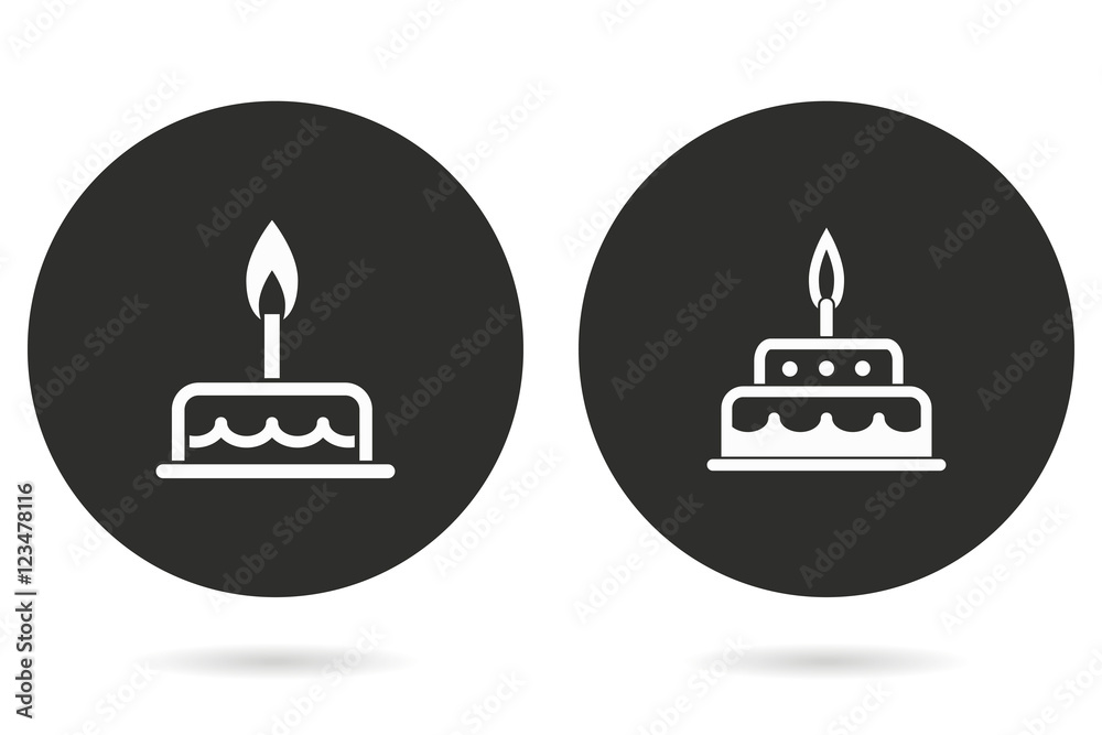 Cake - vector icon. Cake - vector icon.