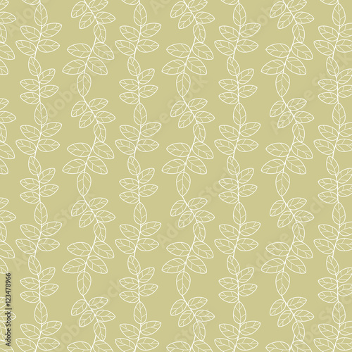 Background with leaf and branch. For print. Scrapbook paper.