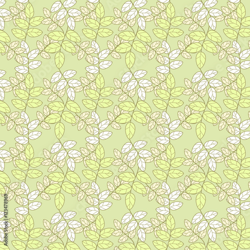 Background with leaf and branch. For print. Scrapbook paper.