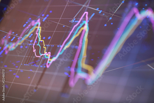 Financial Diagram - going up