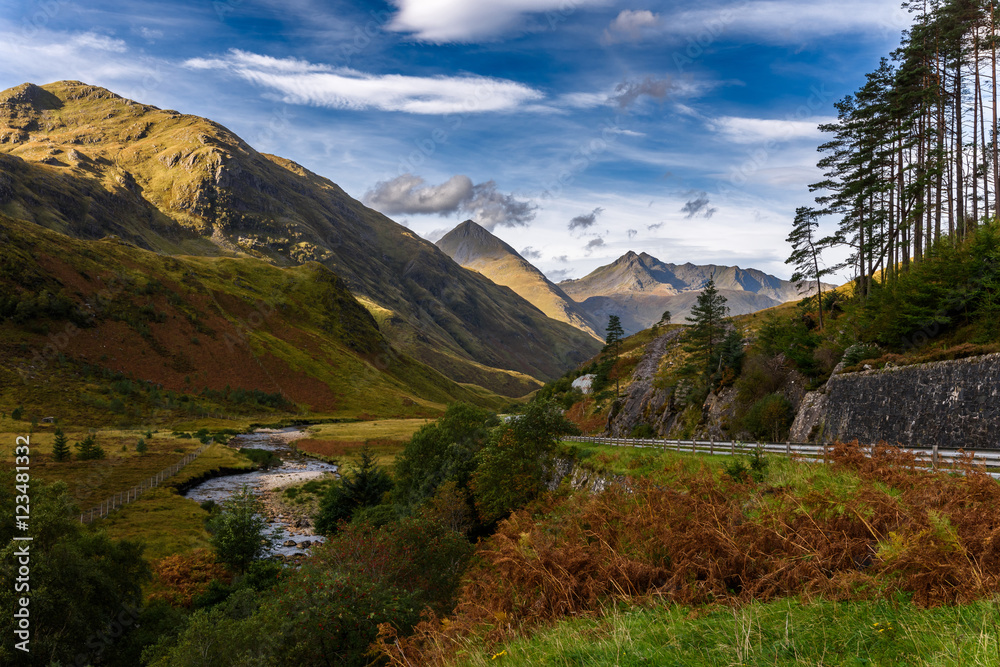 Glen Shiel and the Five Sisters of Kintail