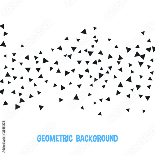 Abstract triangle vector geometric background