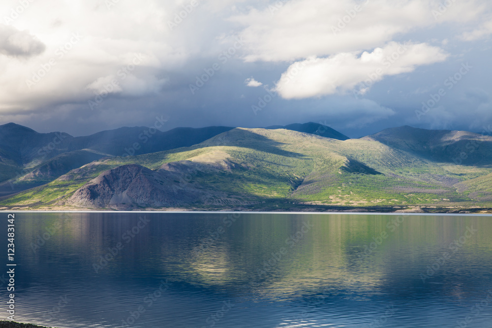Kluane Lake-Yukon Territory- Canada  This magnificent and expansive lake has a beautiful shoreline and numerous vistas.