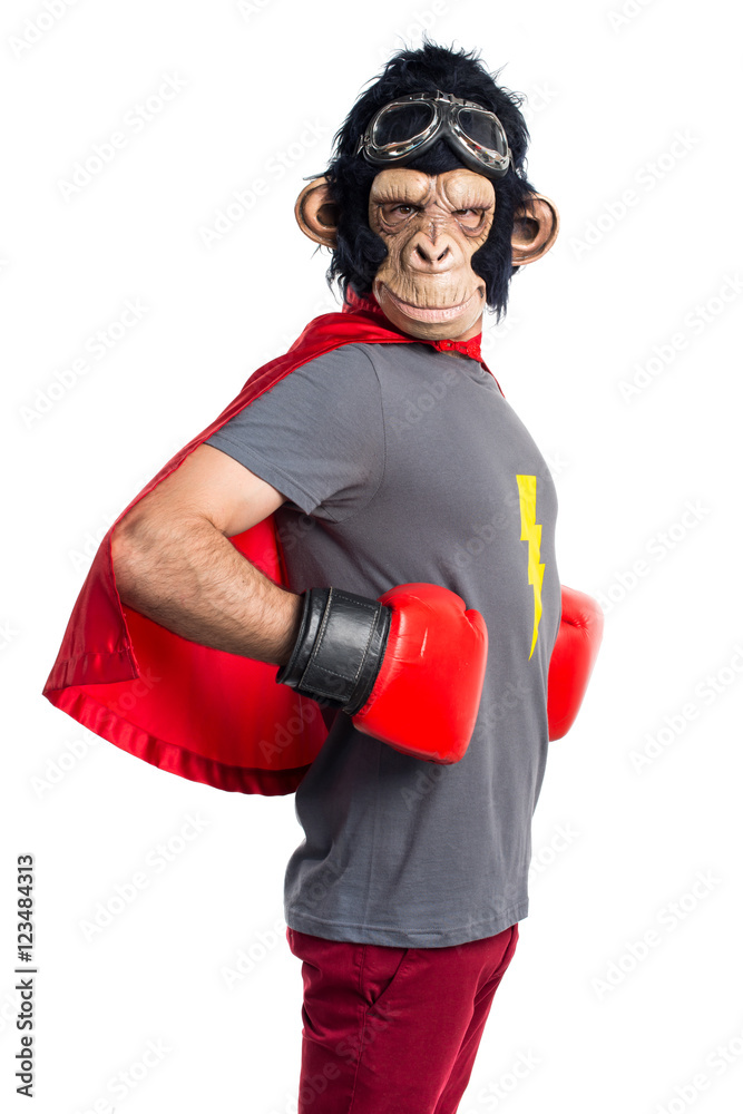 Superhero monkey man Superhero monkey man