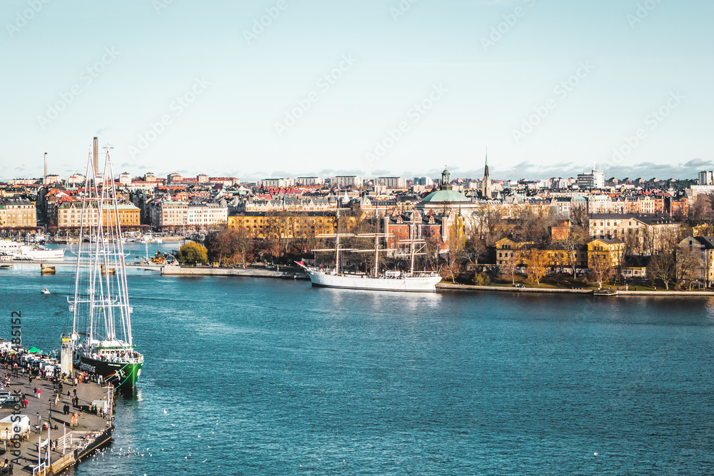 Boats and Buildings of Stockholm, Sweden