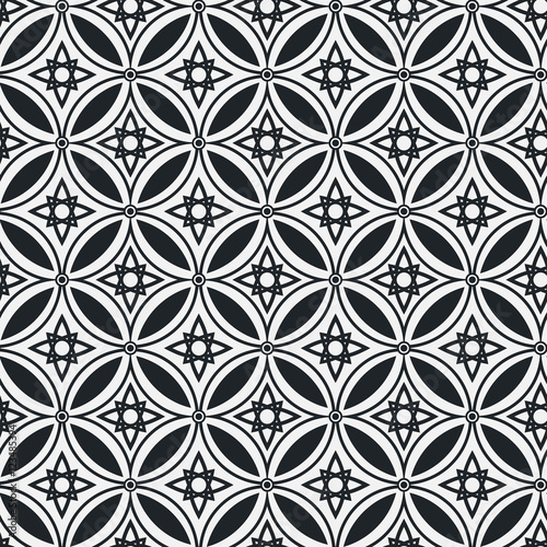 Abstract geometric seamless vector pattern. EPS 10. © TanyaFox