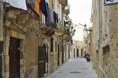 Typical street in the ancient Syracuse © OlegMit