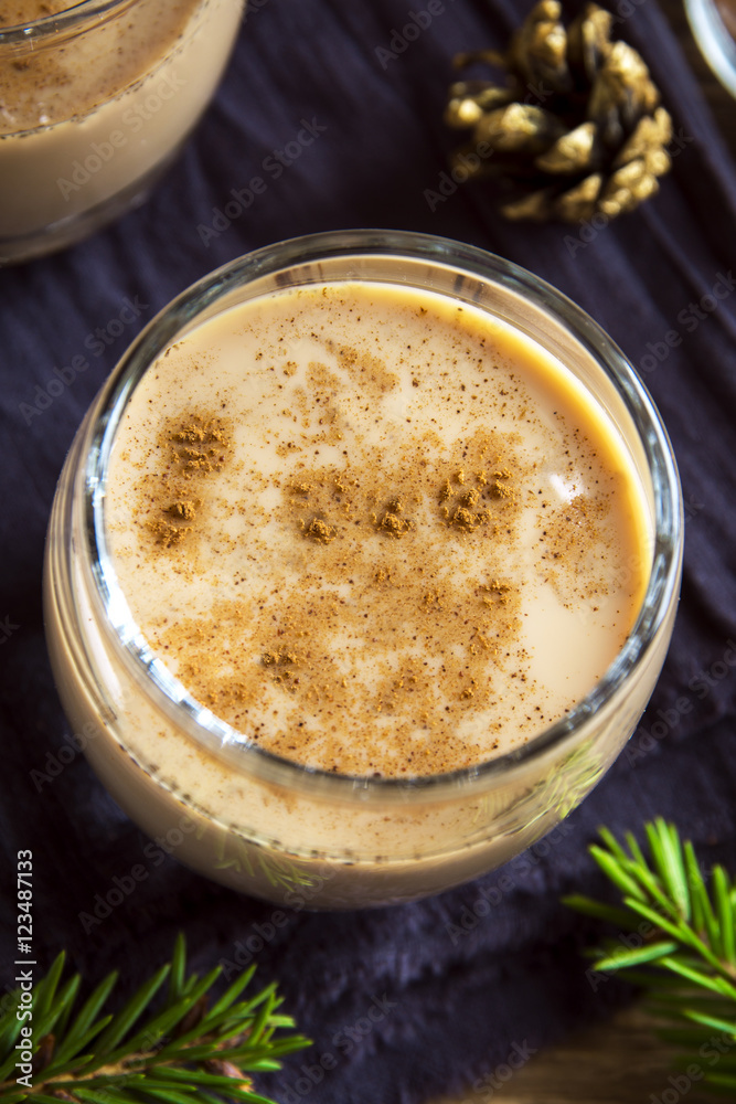 Eggnog with cinnamon Eggnog with cinnamon