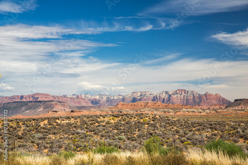 Desert landscape in Utah, USA.