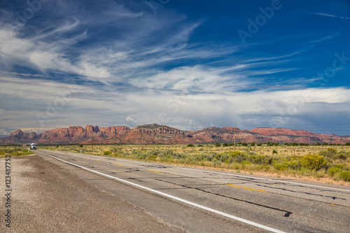 Desert landscape in Utah, USA.
