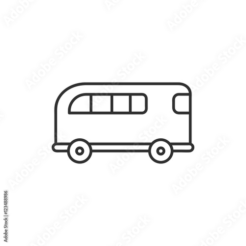 Bus Icon, Vector