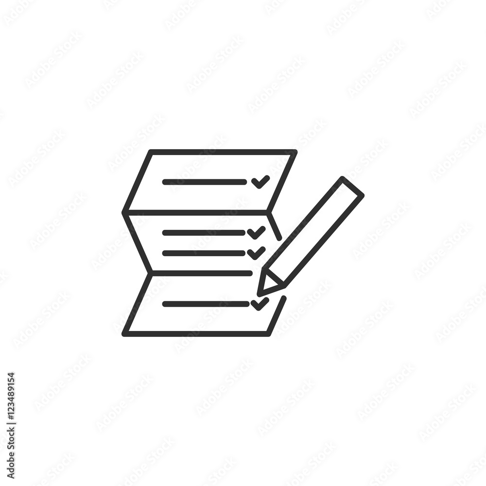 List Icon, Vector List Icon, Vector