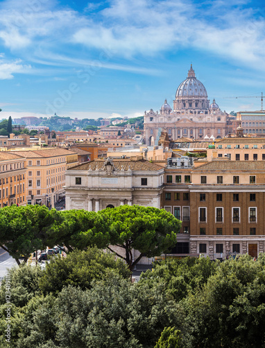 Rome and Basilica of St. Peter in Vatican © Sergii Figurnyi