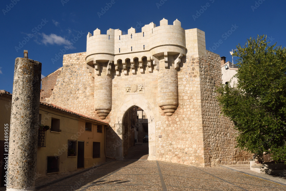 Santa Maria door,Hita, Guadalajara province,Castilla-La Mancha,