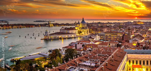 Aerial view of Venice