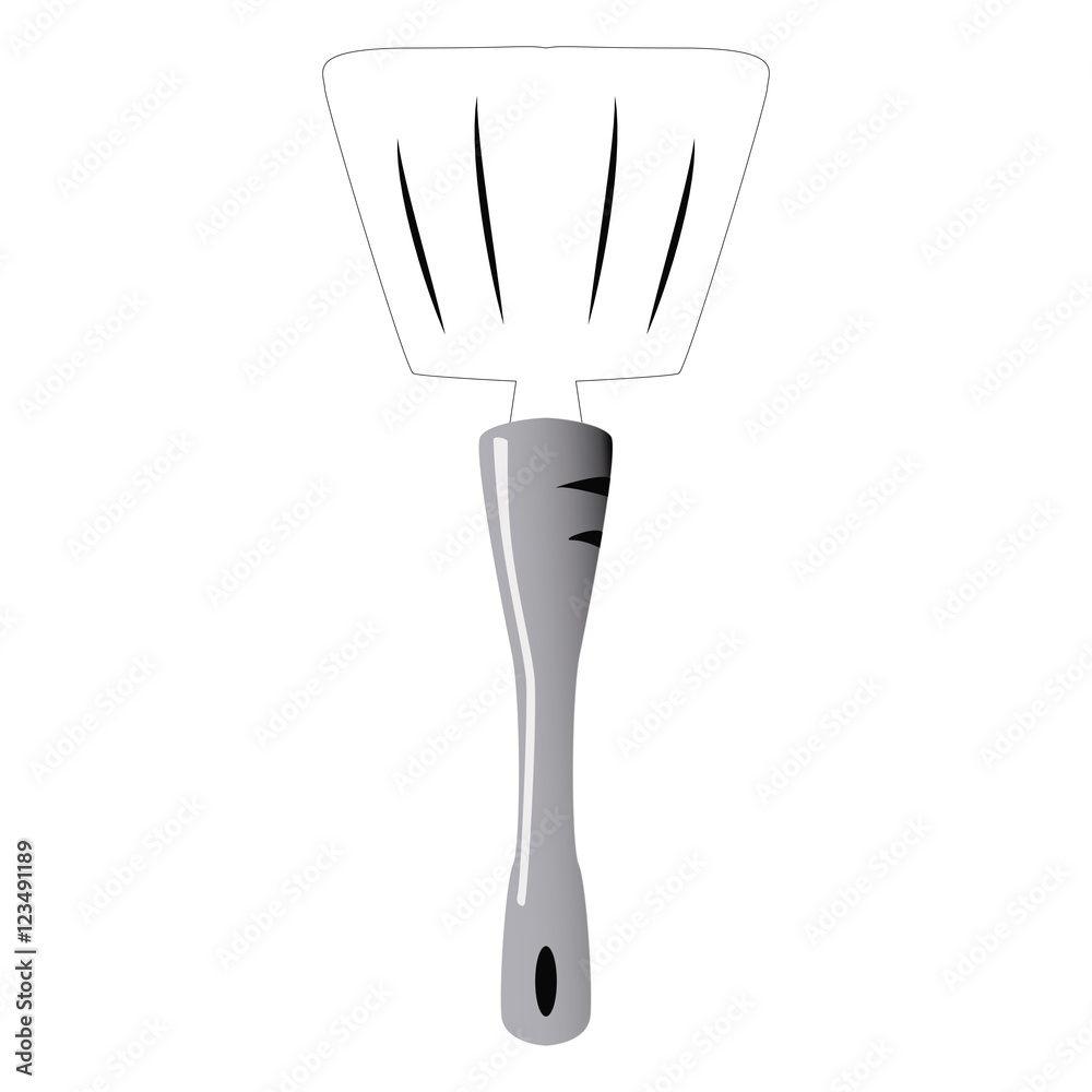 Isolated barbecue utensil