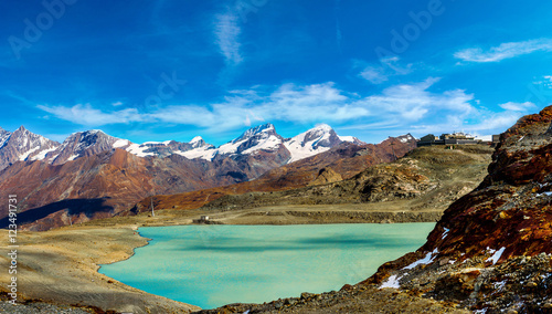 Alps mountain landscape in Swiss