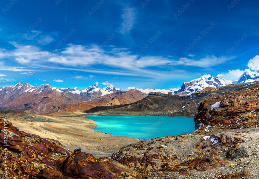 Alps mountain landscape in Swiss