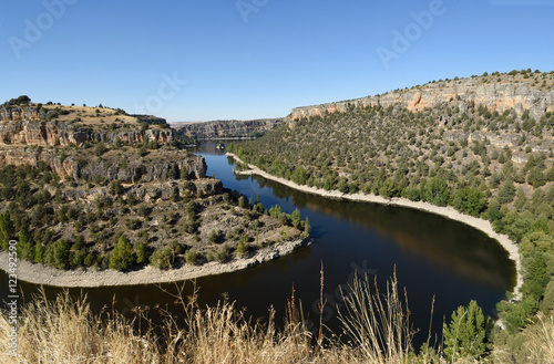 Hoces Duraton river,  Natural Park, Sepulveda, Segovia province, Spain photo