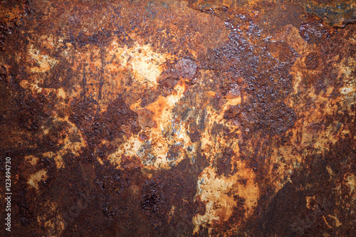 Rusty metal texture or rusty metal background. Grunge retro vintage of rusty metal plate for design with copy space for text or image.