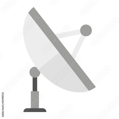 Satellite icon technology vector illustration.
