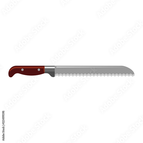 Kitchen knife vector