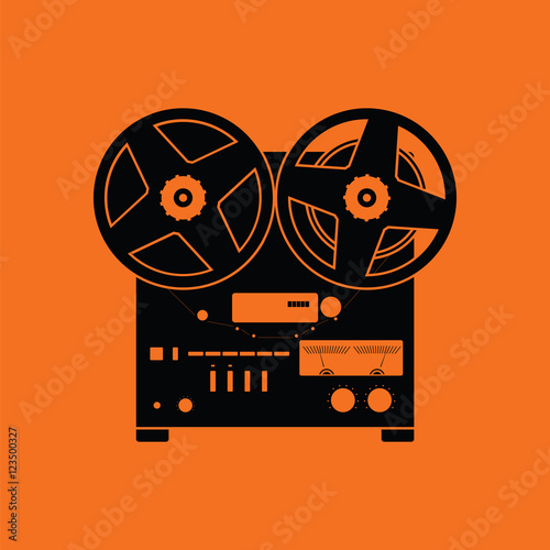 Reel tape recorder icon