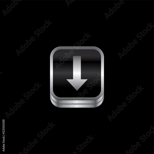 metal plate theme icon button