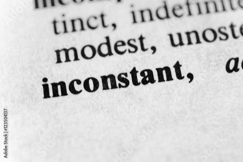 Принти на полотні Inconstant