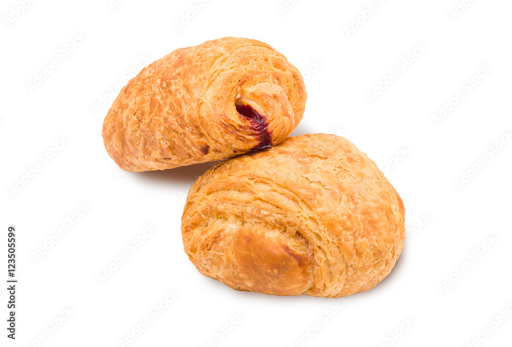 Puff buns isolated on white background
Puff buns isolated on white background