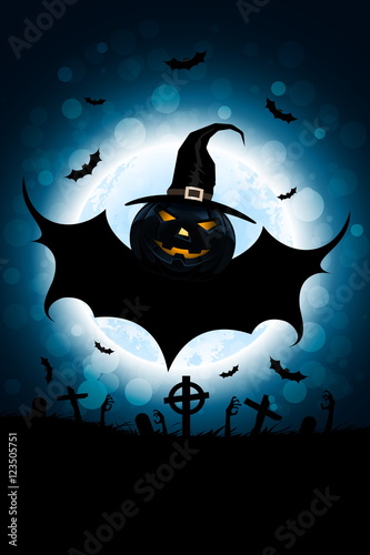 Grunge Halloween Party Background