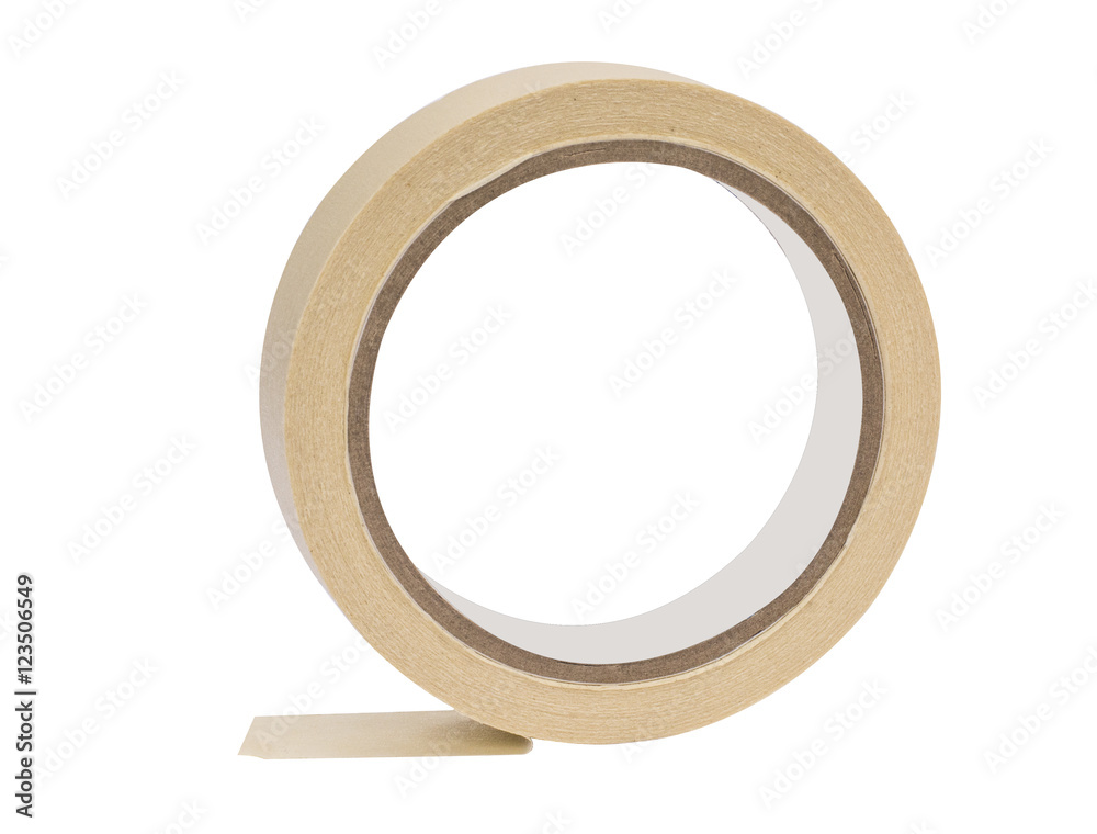 Masking tape on white background Masking tape on white background