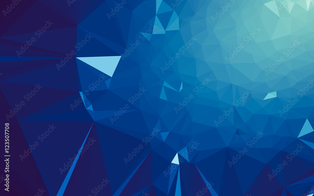 Fototapeta premium Abstract low poly background, geometry triangle