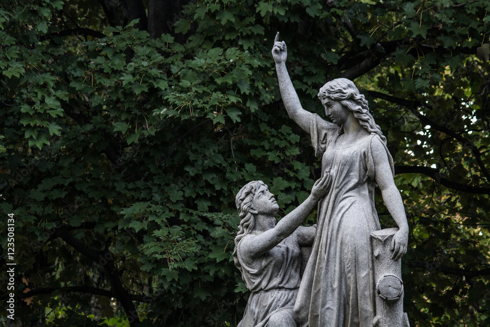 Cemetery Statue