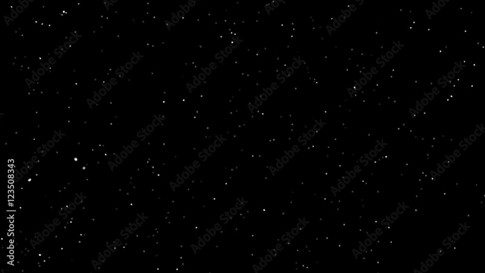 snow particles overlay loop