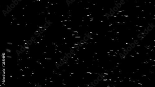 snow particles overlay loop