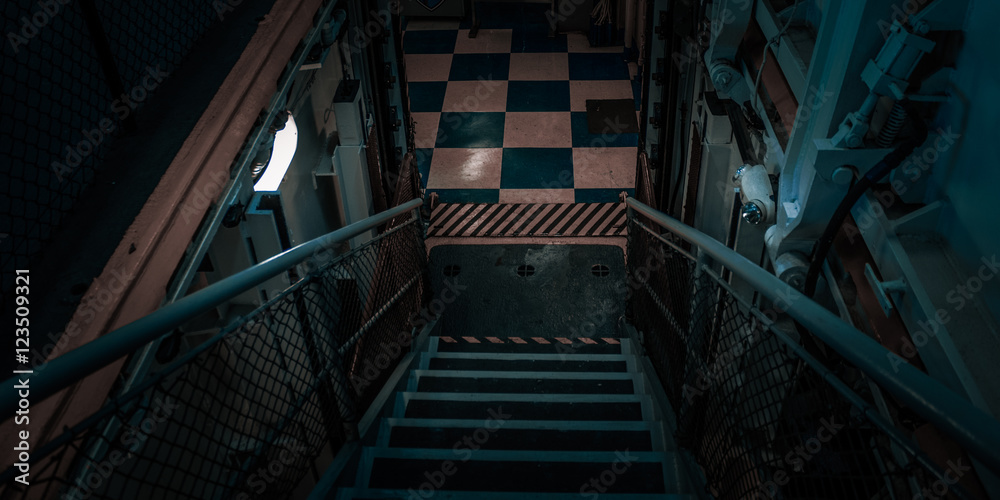 Fototapeta premium Submarine stairs
