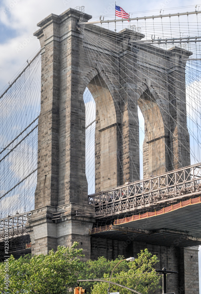 Naklejka premium Brooklyn Bridge
