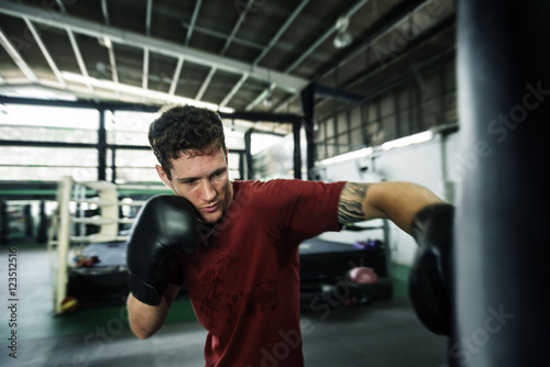 Boxing Challenge Exercise Sport Workout Pratice Concept © Rawpixel.com