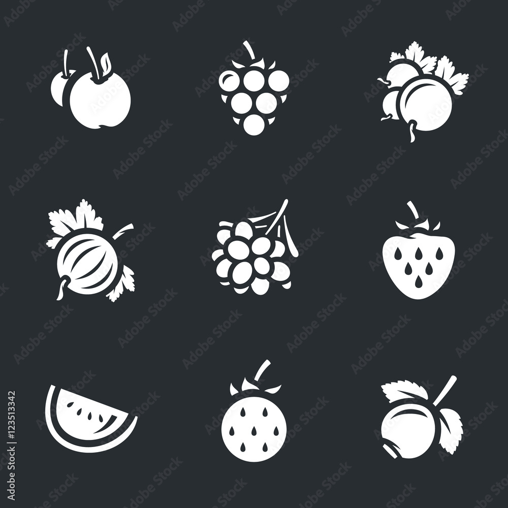 Vector Set of Berries.