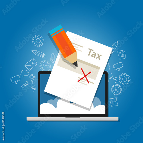 Tax amnesty illustration, government forgive taxation
