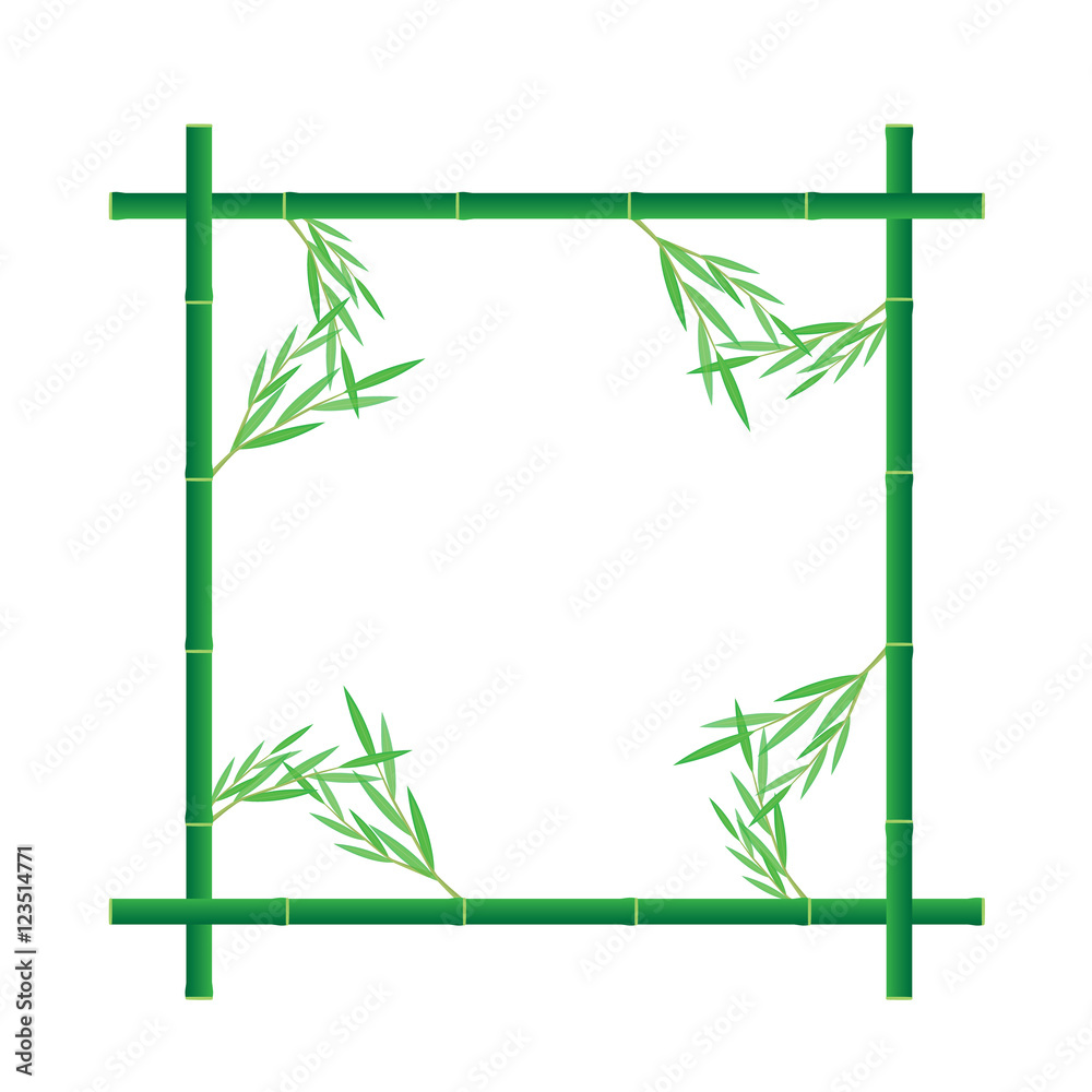 Naklejka premium bamboo background vector design