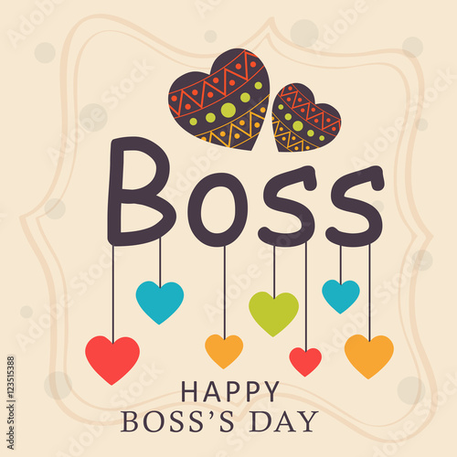 Slika na platnu happy boss day