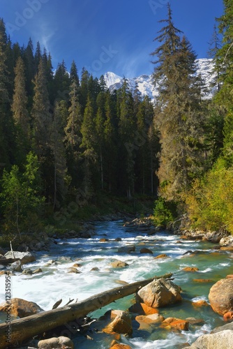River in Caucasus