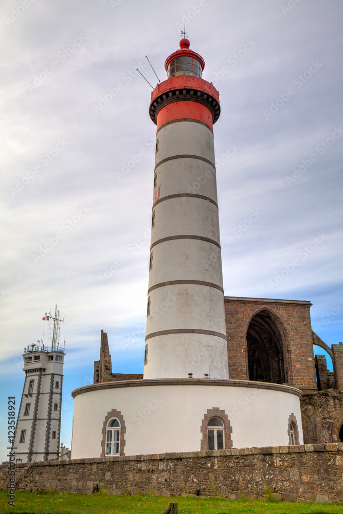 The Lighthouse of Saint Mathieu, Finistere, Brittany, France