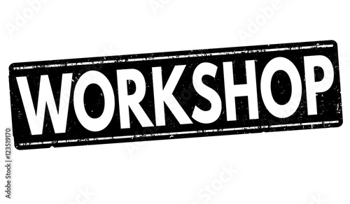 Workshop sign or stamp