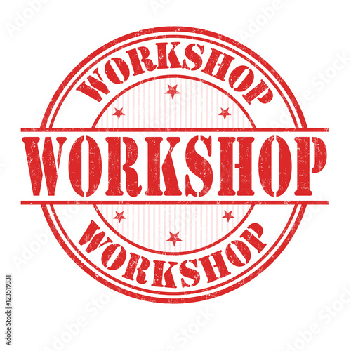 Workshop sign or stamp