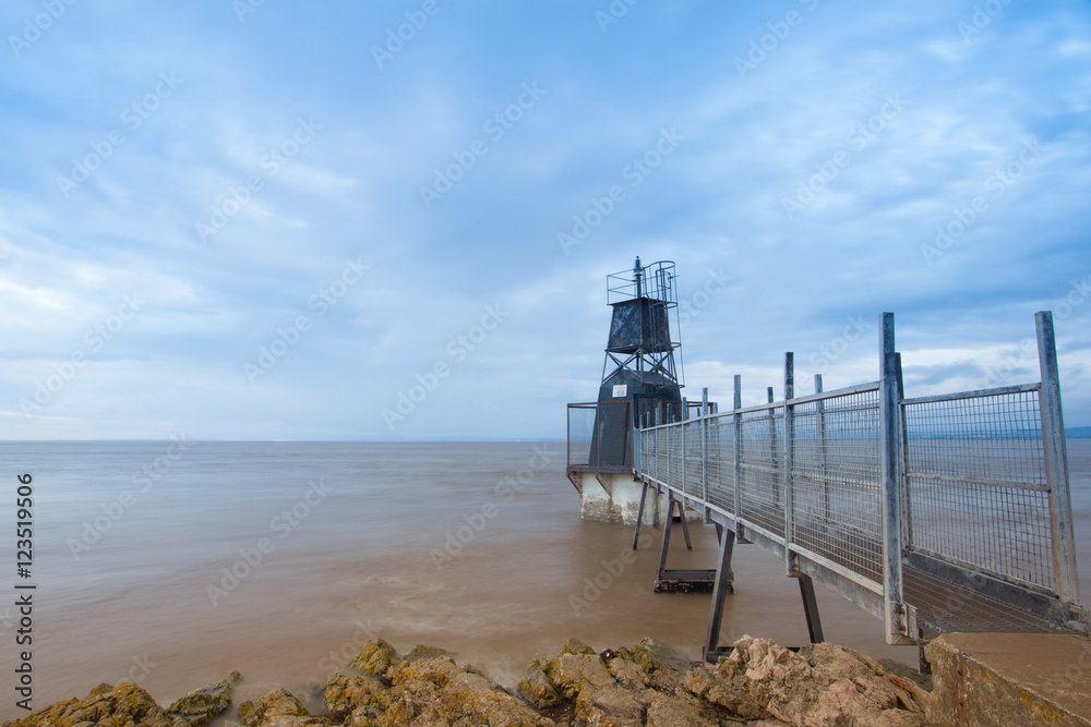 Battery Point Lighthouse, Portishead, Great Britain. Battery Point Lighthouse, Portishead, Great Britain.