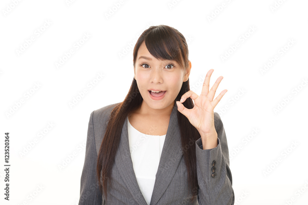 喜ぶビジネスウーマン 喜ぶビジネスウーマン